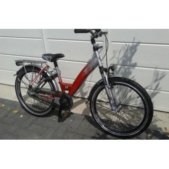 Alpina meisjes fietsen